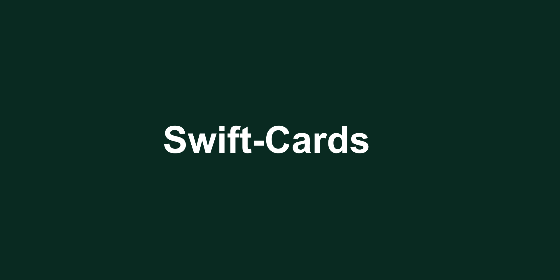 Swift-Cards